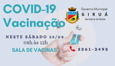 Centro de imunização promove força tarefa neste sábado   